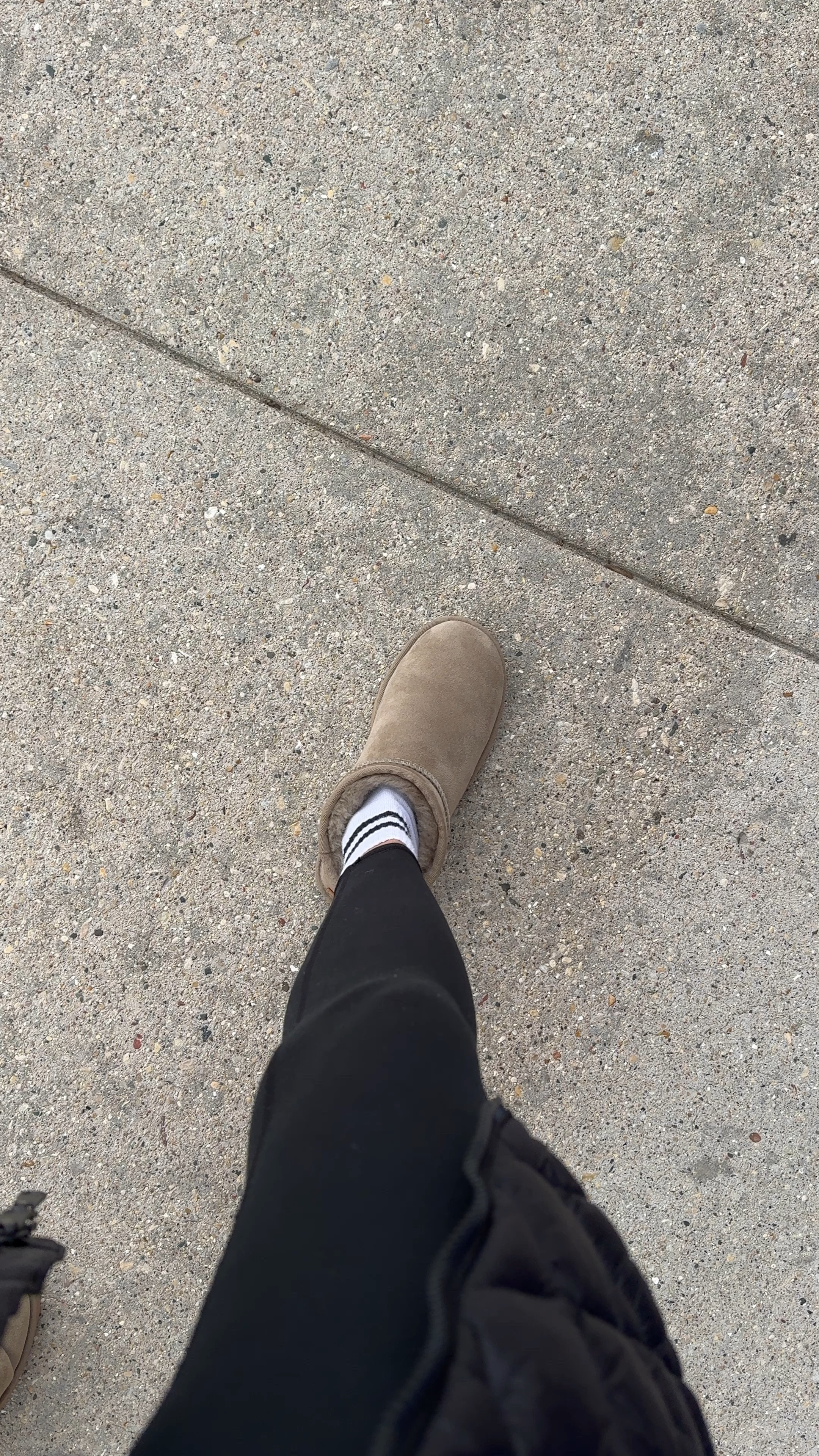 Ultra mini uggs are back in stock in this pretty neutral called antilope. Crew socks are one of my all-time favorite amazon finy. Leggings. Quilted jacket  

#LTKFindsUnder50 #LTKShoeCrush #LTKGiftGuide