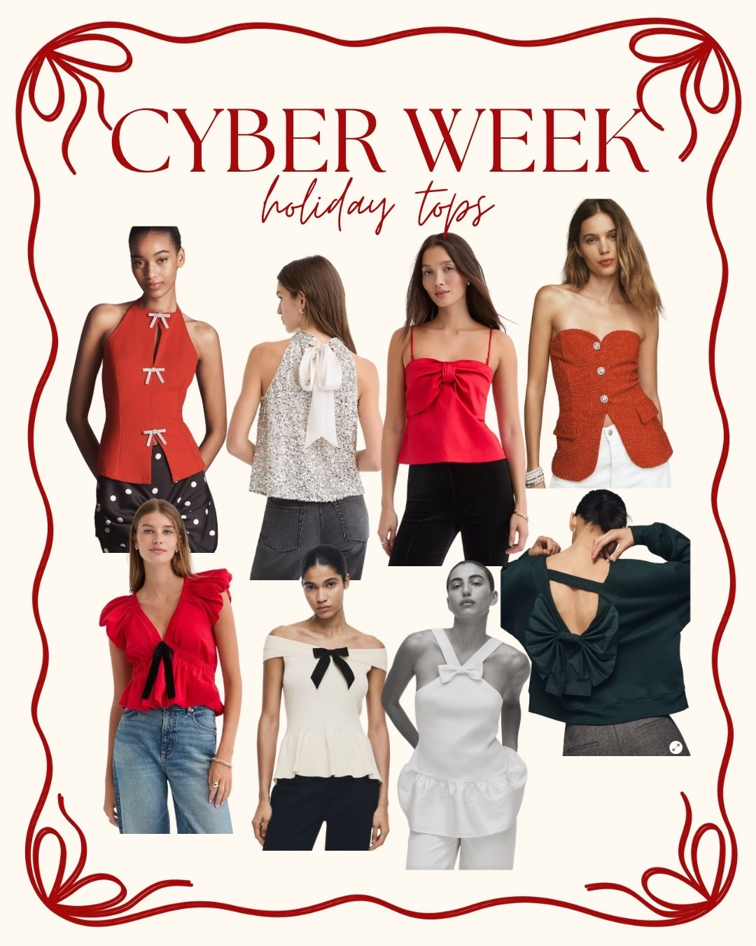 Holiday tops to wear with jeans! 

#LTKSeasonal #LTKCyberWeek #LTKHoliday