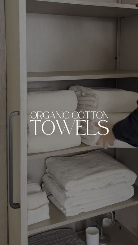 GOTS certified organic cotton towels! We had a couple of these towels and loved them so much that I invested in a bunch more of them. The bath sheet is super large and nice to have while pregnant. The regular size towel would work for most! They come in lots of colors too.

#LTKhome #LTKVideo