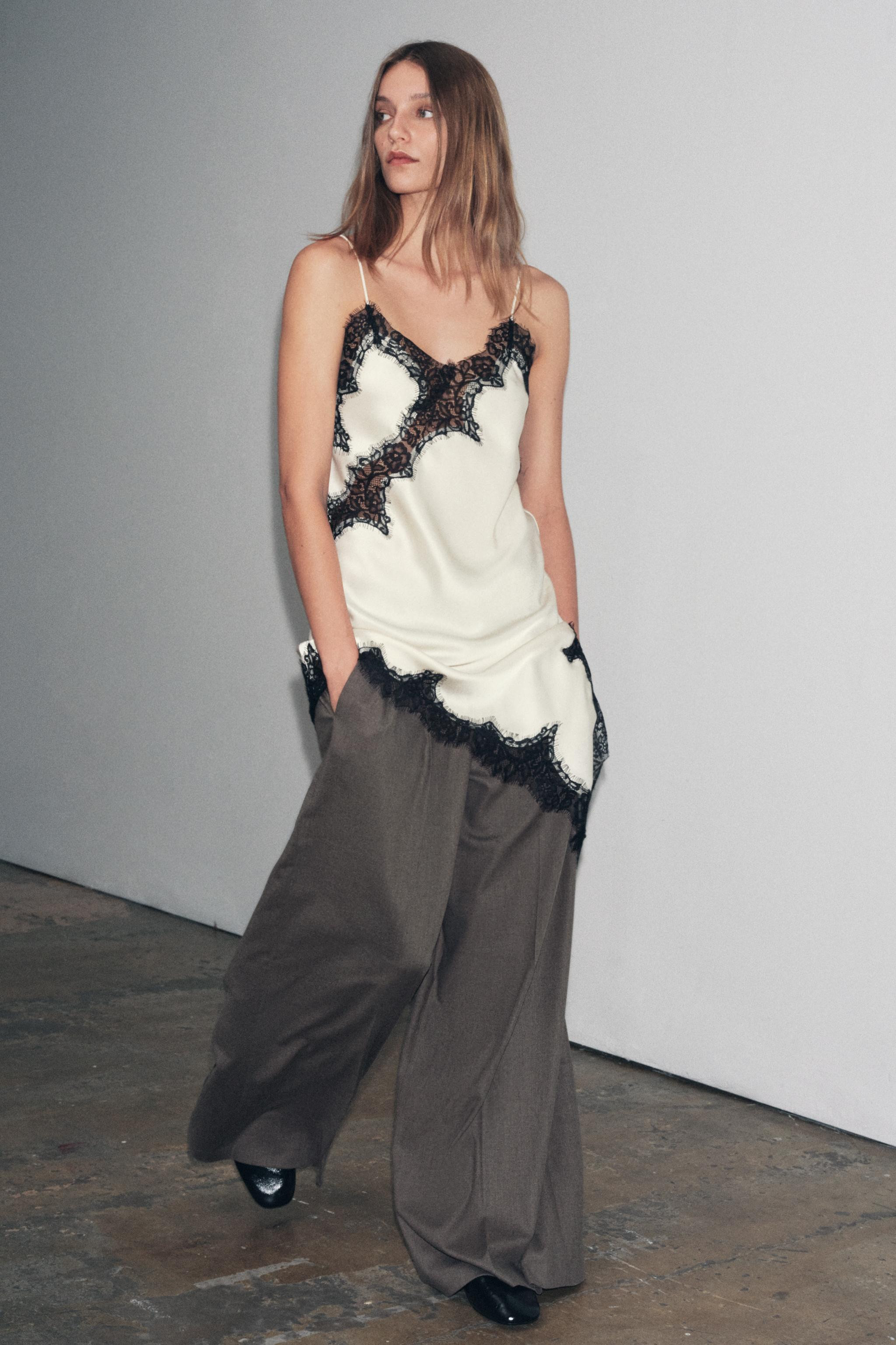 ASYMMETRIC LACE DRESS ZW COLLECTION | Zara UK