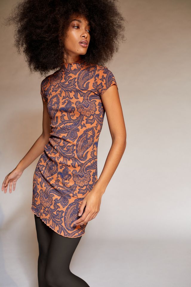 UO Nina Spliced Bodycon Mini Dress | Urban Outfitters (US and RoW)