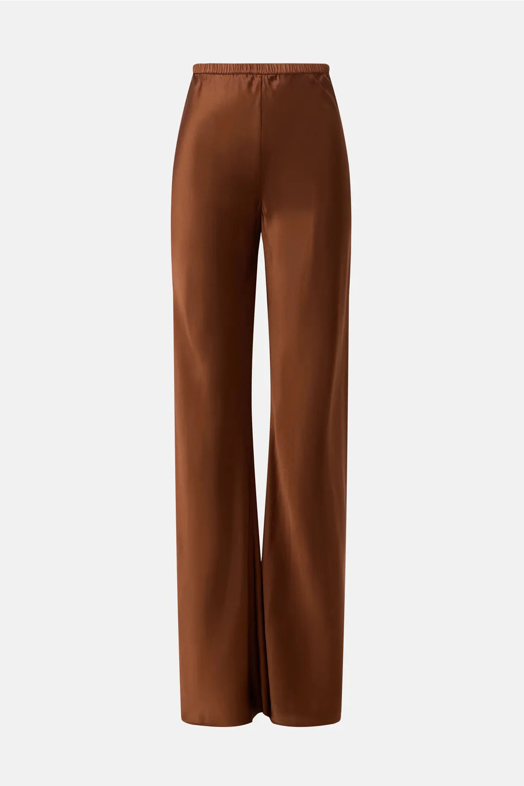 Silk Laundry Brown Bias Cut Pants | Rent the Runway