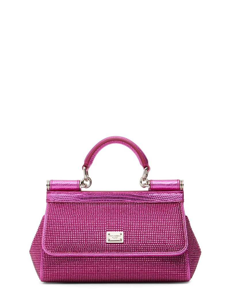 Small Sicily elongated leather bag | Luisaviaroma