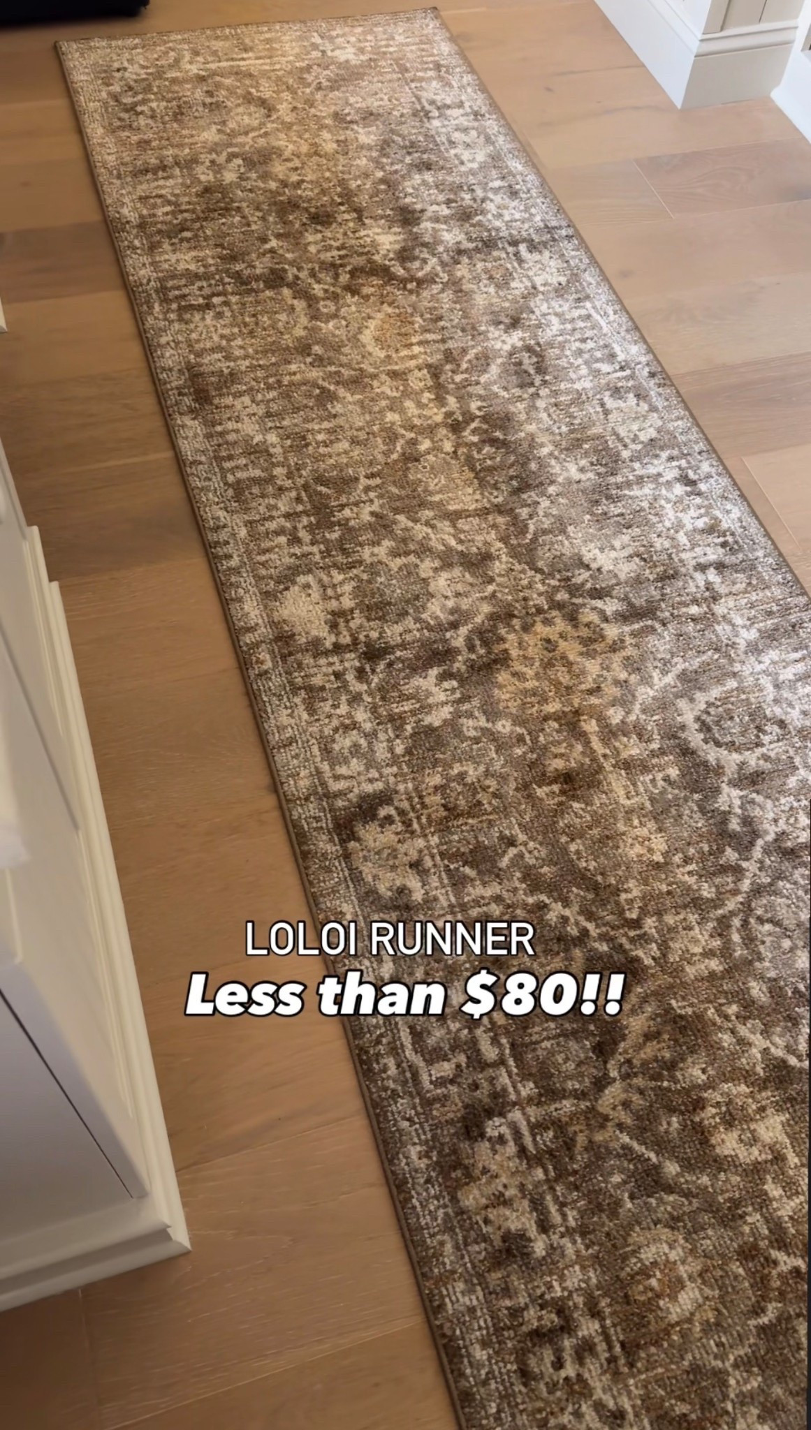 Loloi Magnolia Pace Bark Natural | warm neutral runner | brown rug | Loloi runner | under $100 | kitchen runner | laundry room runner | budget home finds | Wayfair finds 

#LTKHome #LTKSaleAlert