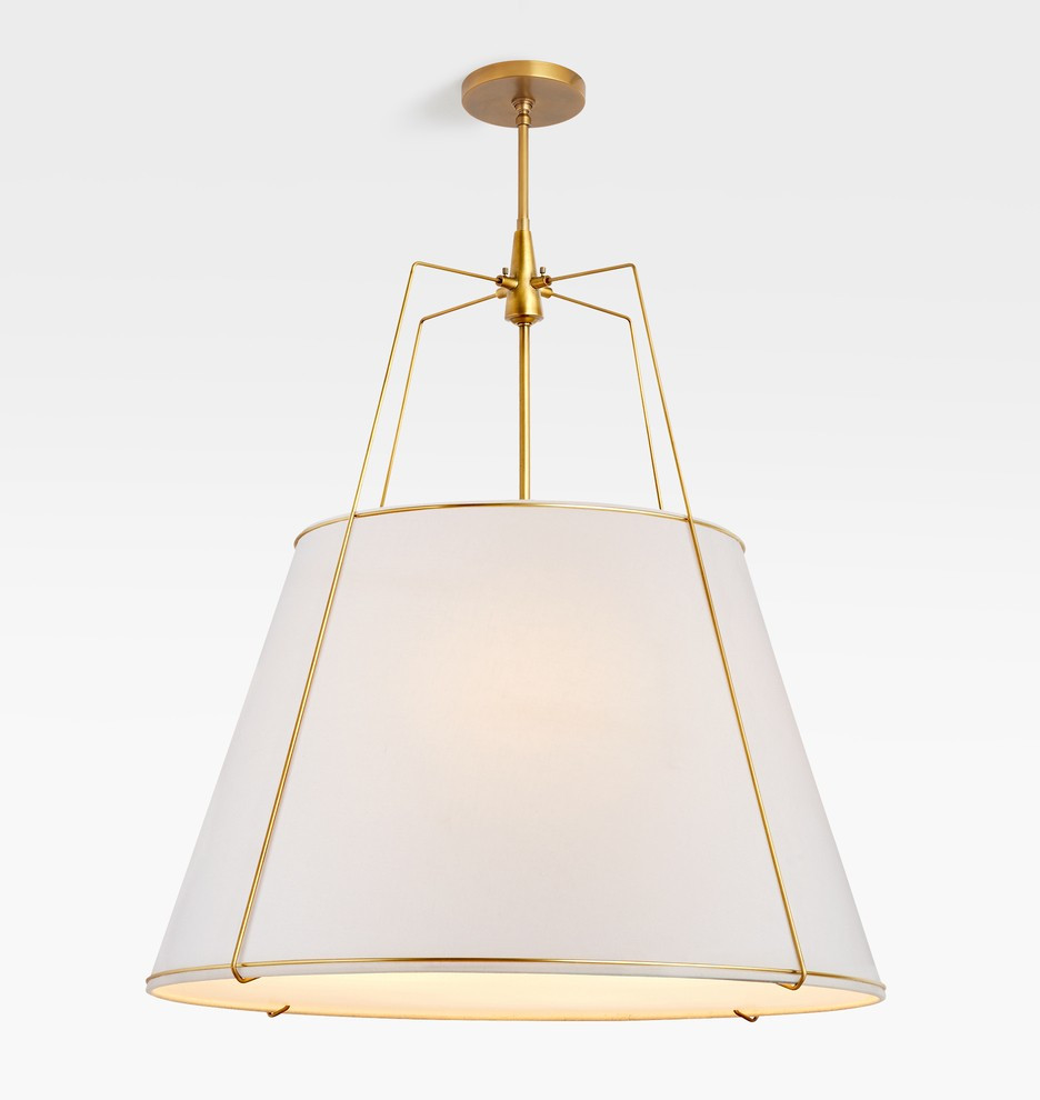 30" Conical Drum Pendant | Rejuvenation