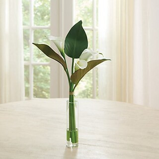 Calla Lily Floral Arrangement in Vase | Ballard Designs, Inc.