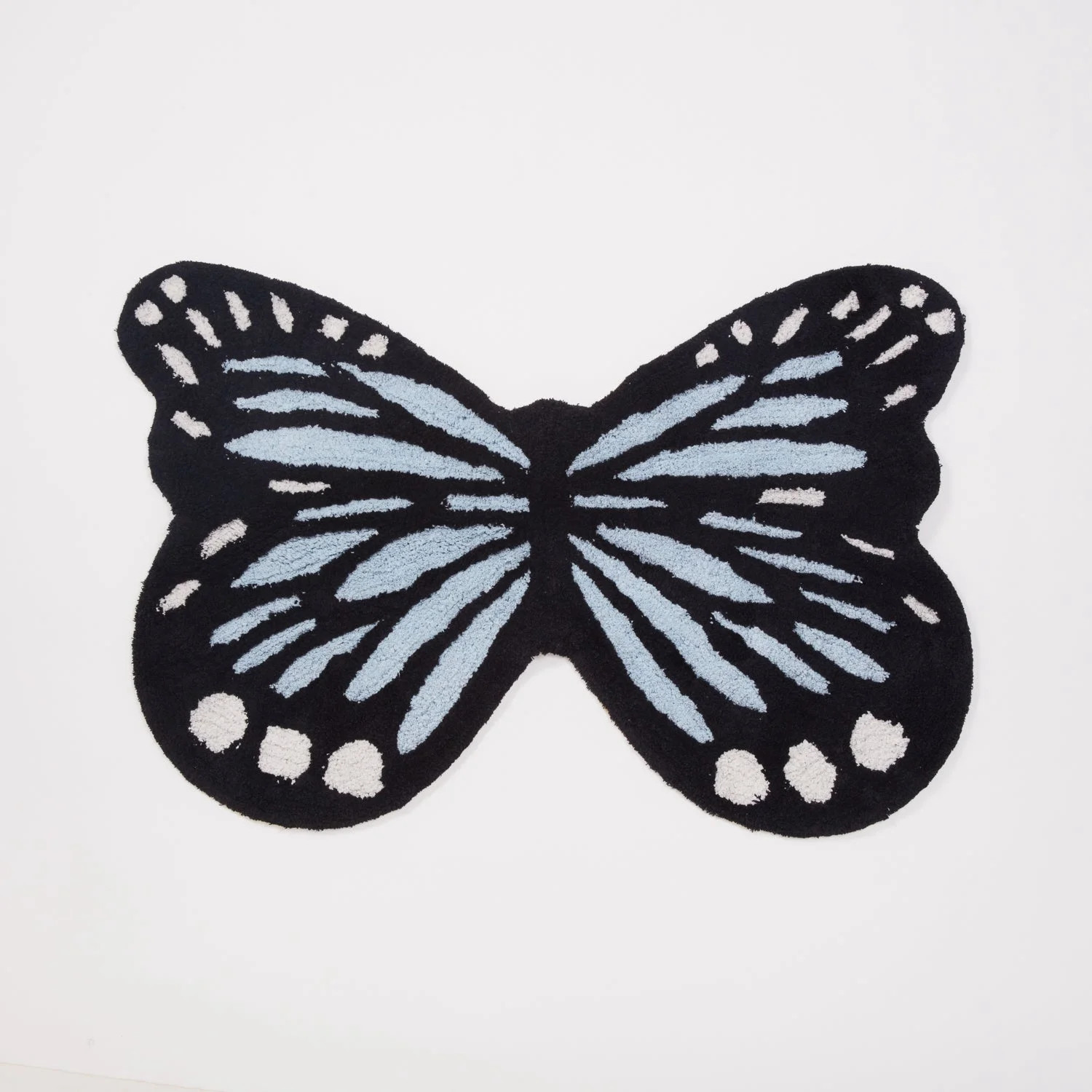 Dormify Washable Butterfly Shaped Accent Rug - Blue, Rugs, 2.62' x 3.28', Cotton, Rugs for Bedroo... | Walmart (US)