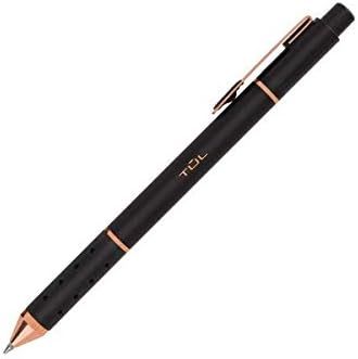 TUL GL Series Retractable Gel Pens, Mixed Metals, Medium Point, 0.7 mm, Black Barrel, Black Ink, ... | Amazon (US)