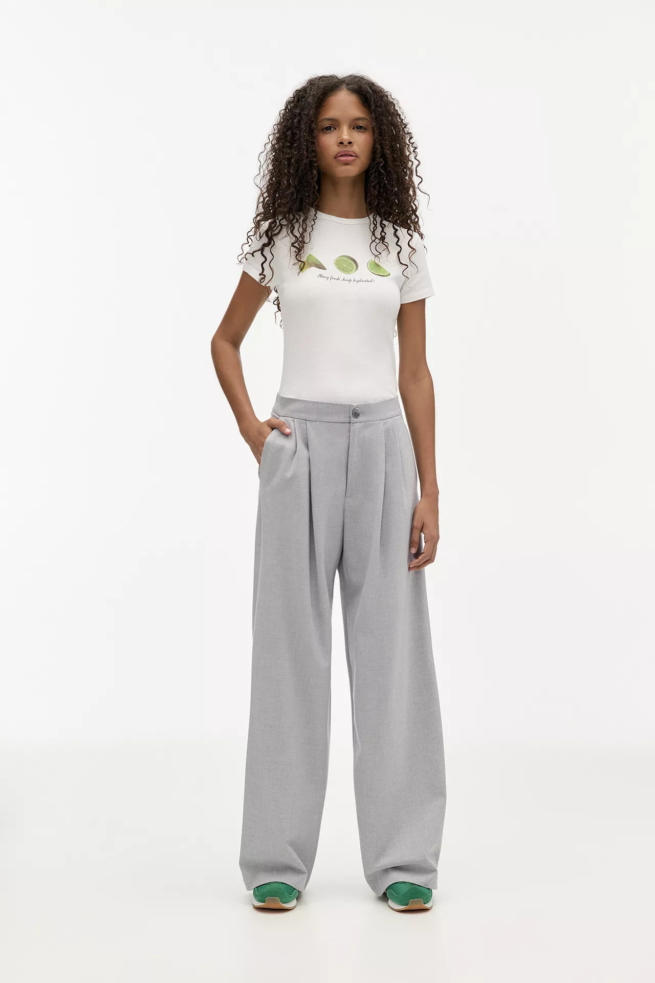 Weite Stoffhose | PULL and BEAR DE
