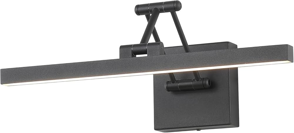 Hard-Wired Picture Light Dimmable LED Picture Lights for Paintings 15.7" Inch Black Metal Body Wa... | Amazon (US)