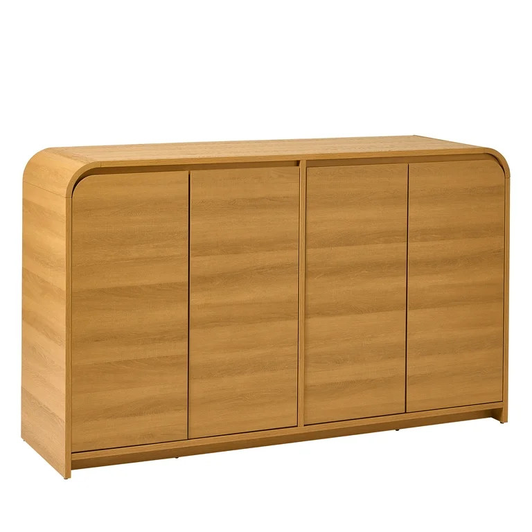Better Homes & Gardens Juliet Sideboard, Light Honey Finish | Walmart (US)