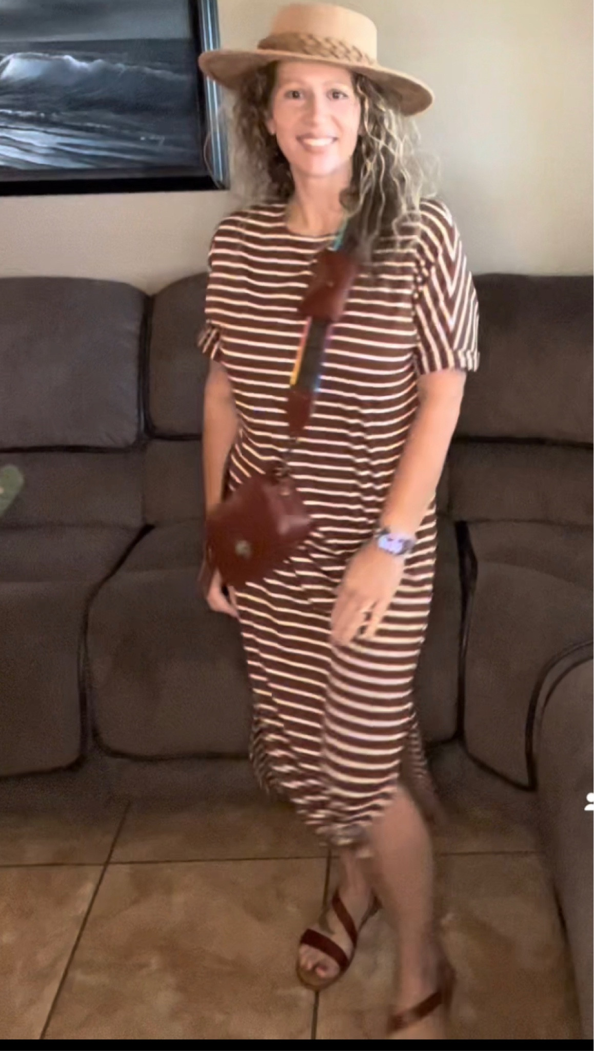 Comfy Tshirt dress and crossbody. Sandals TJMAXX

#LTKworkwear #LTKSeasonal #LTKstyletip