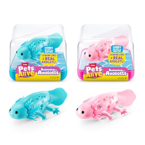 Pets Alive Robo Axolotl Swimming, Electronic Pet Toy (2 Pack) by ZURU | Amazon (US)