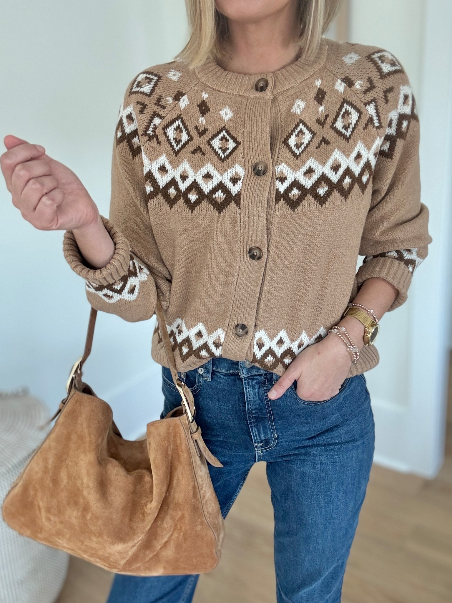 Save sweater. Splurge jeans. Size up in the jeans.  They are very slimming!! I am in 8 tall. I am 5’11”. Go up 1-2 sizes depending how much compression you like.  

#LTKTall #LTKFindsUnder50 #LTKSaleAlert