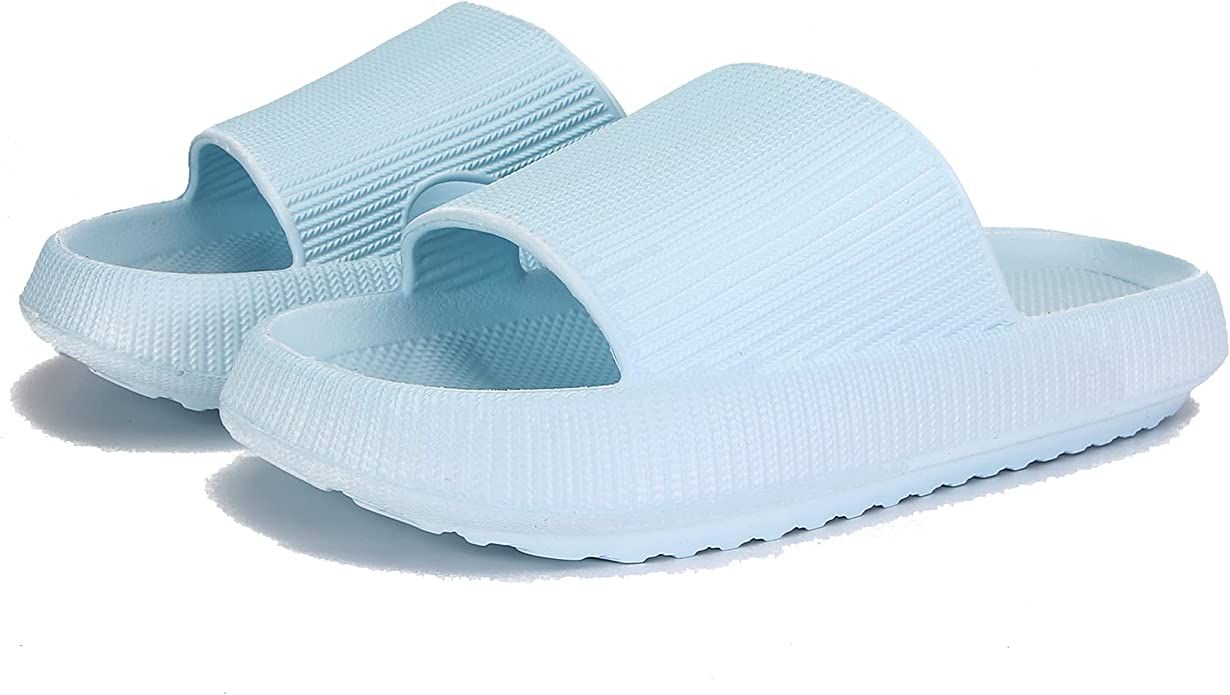 Cloud Slippers for Women and Men, Rosyclo Massage Shower Bathroom Non-Slip Quick Drying Open Toe ... | Amazon (US)