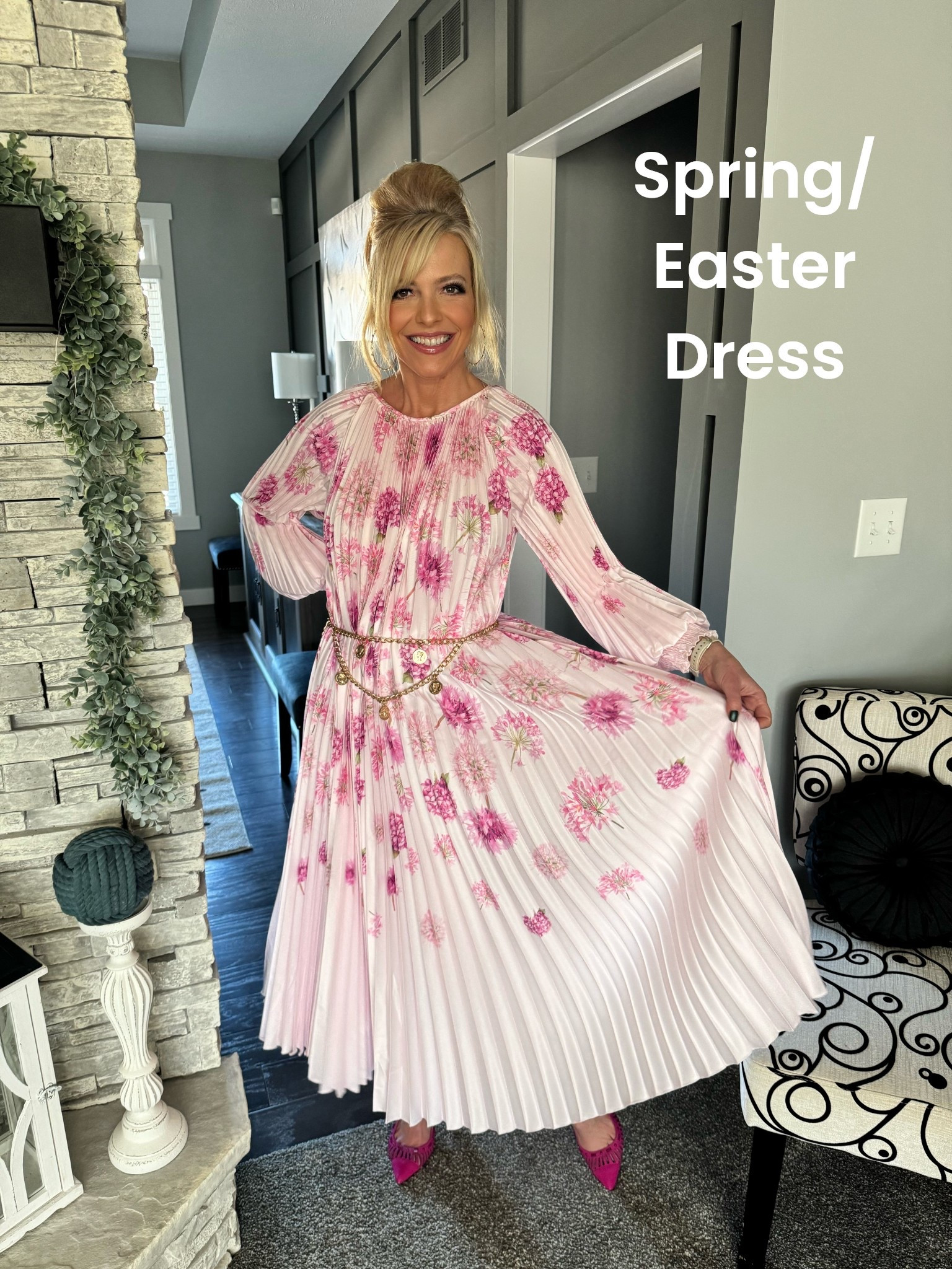 Beautiful Spring Dress. Easter Dress. Pink Dress. Affordable Wedding guest dress 

#LTKootd #LTKWedding
