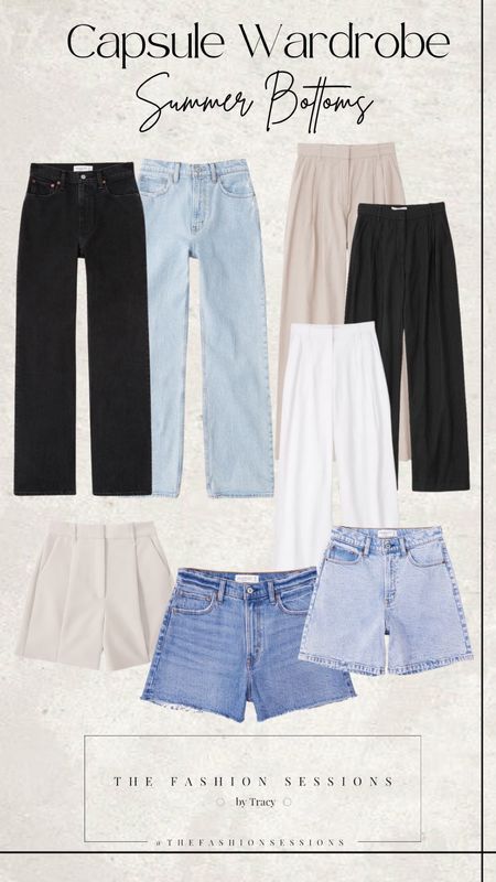 Capsule Wardrobe | Summer Bottoms | Jeans | Linen Pant | Shorts |

#LTKFind #LTKstyletip #LTKworkwear