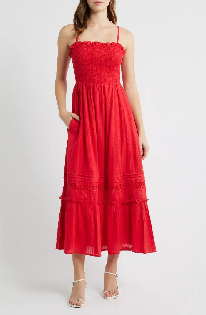 Magnolia Ruffle Trim Maxi Dress | Nordstrom