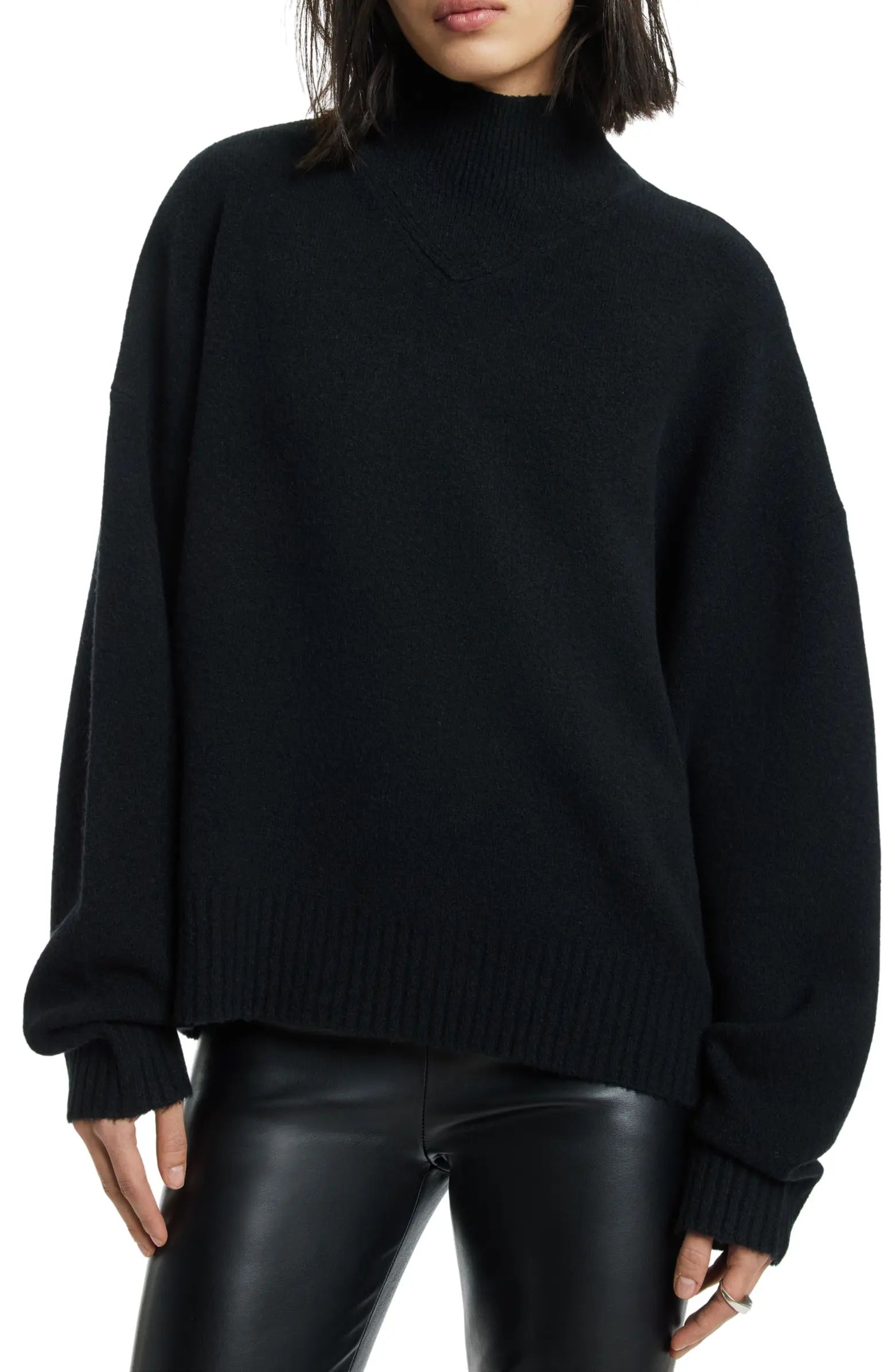 AllSaints A Star Cashmere & Wool Sweater | Nordstrom | Nordstrom