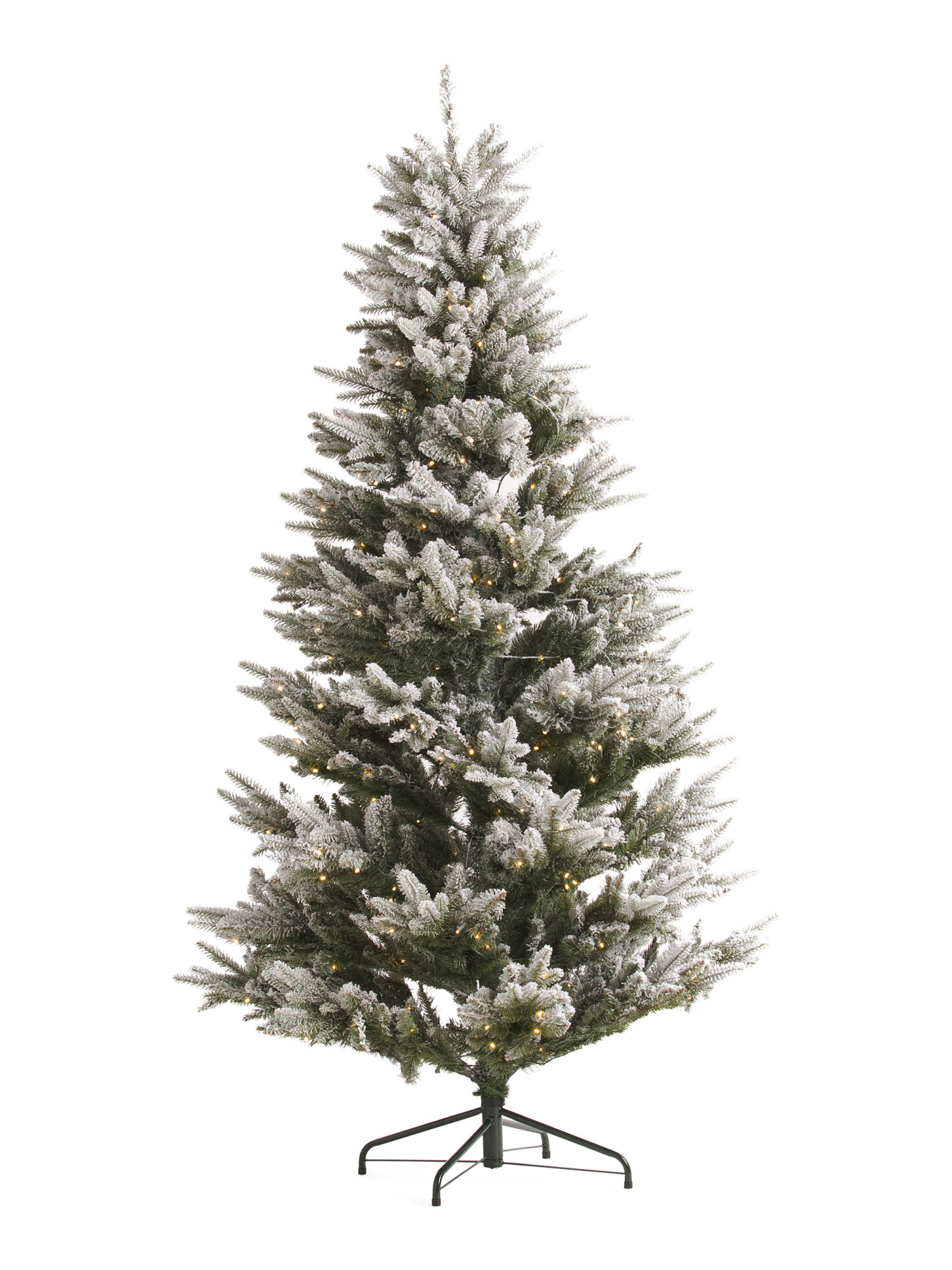 7.5ft 400 Led Lights Flocked Fir Tree | TJ Maxx