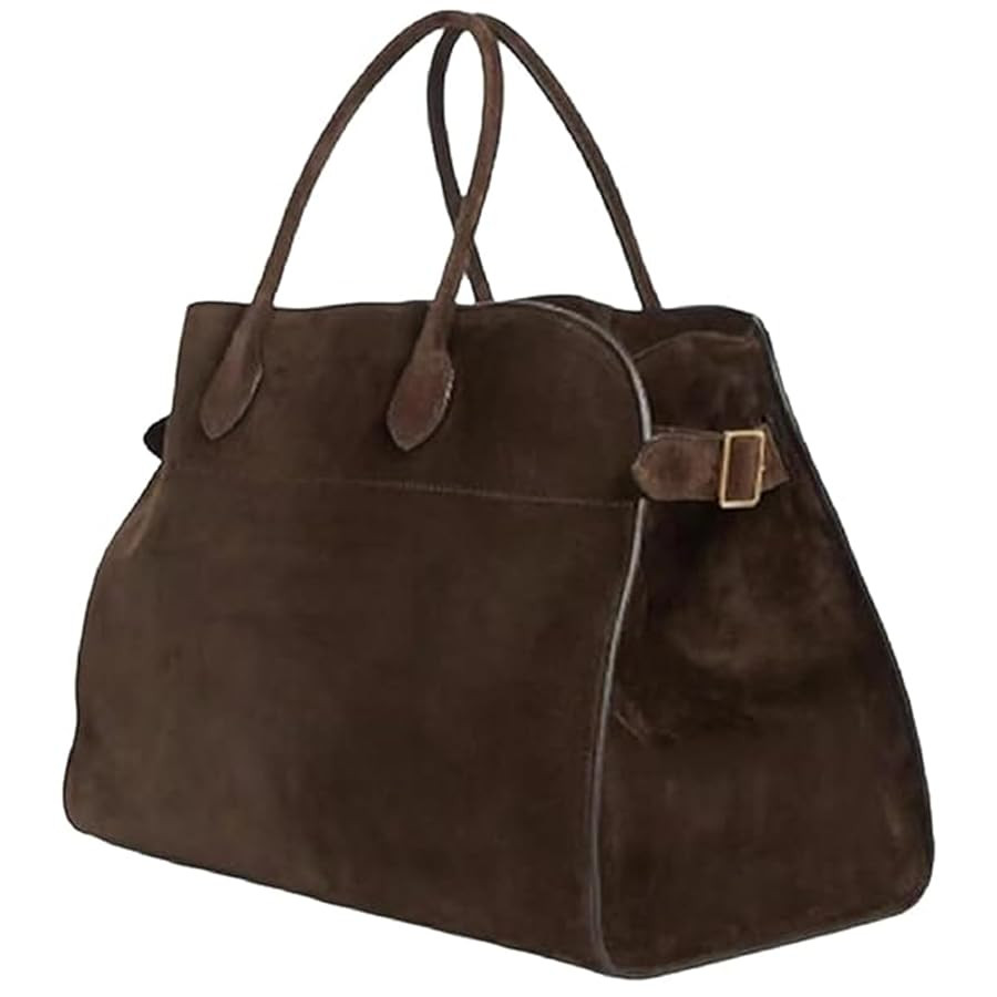 2025 Leather Tote Bag for Women, Large Retro Top-Handle Work Bag, Trendy PU Shoulder | Amazon (US)