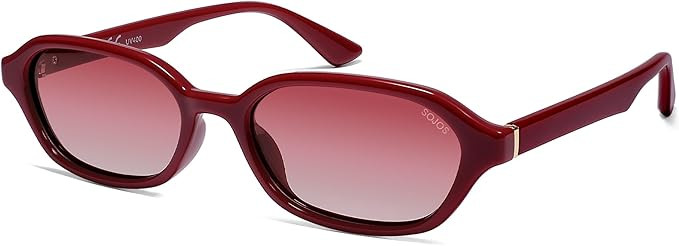 SOJOS Retro Rectangle Polarized Sunglasses for Women Men Trendy Hexagon Narrow Chic Y2K Sunnies S... | Amazon (US)