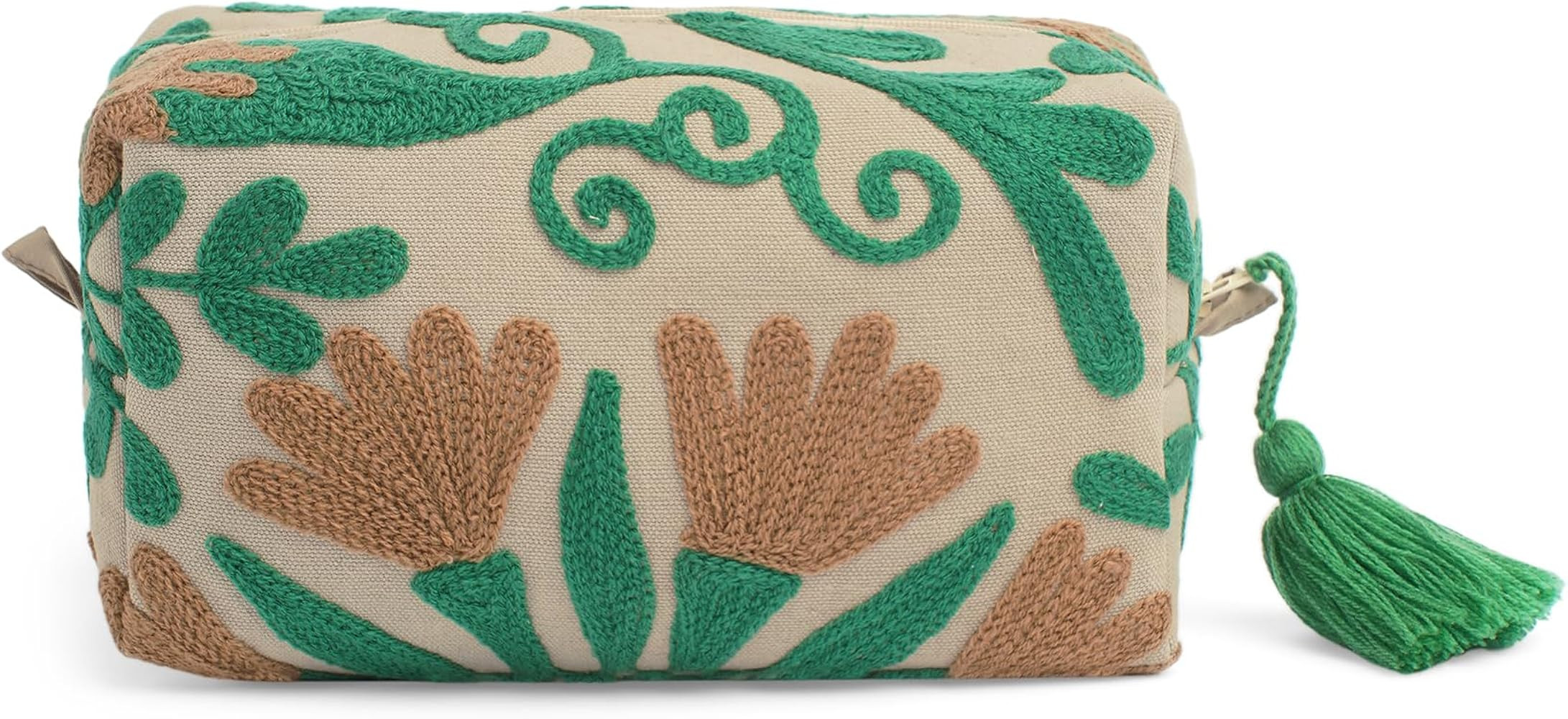 Huar Travel Makeup Bag- Large Capacity Cosmetic Bags for Women - Water Resistance Lining Portable... | Amazon (US)