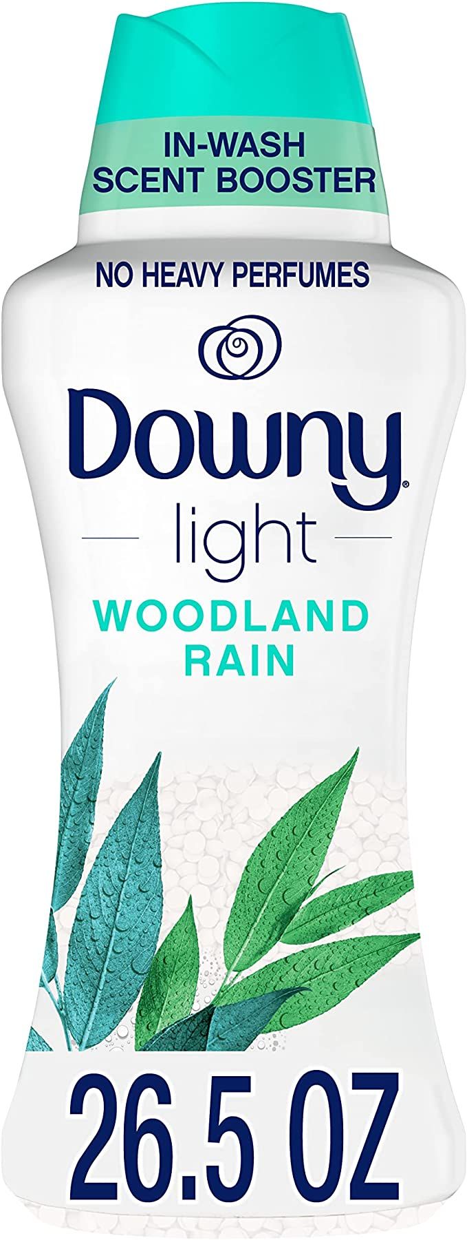 Downy Light Laundry Scent Booster Beads for Washer, Woodland Rain, 26.5 oz, with No Heavy Perfume... | Amazon (US)