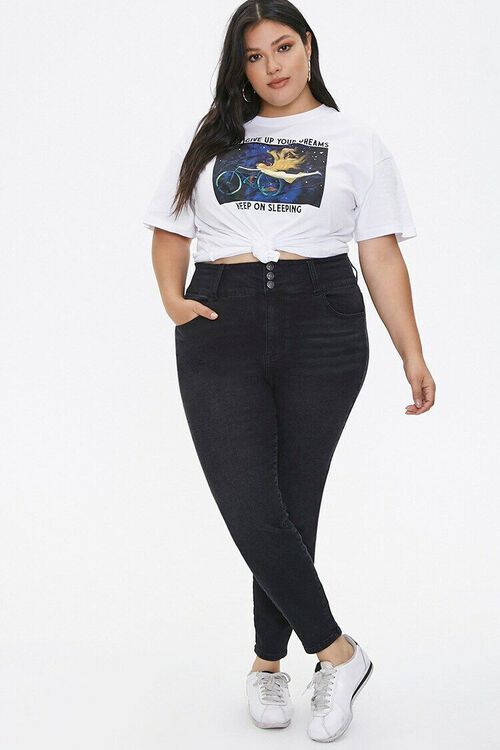 Plus Size Curvy-Fit Skinny Jeans | Forever 21 (US)
