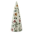 Ceramic Floral Cone Christmas Tree Tabletop Decoration, Multicolor, 12", by Holiday Time - Walmar... | Walmart (US)