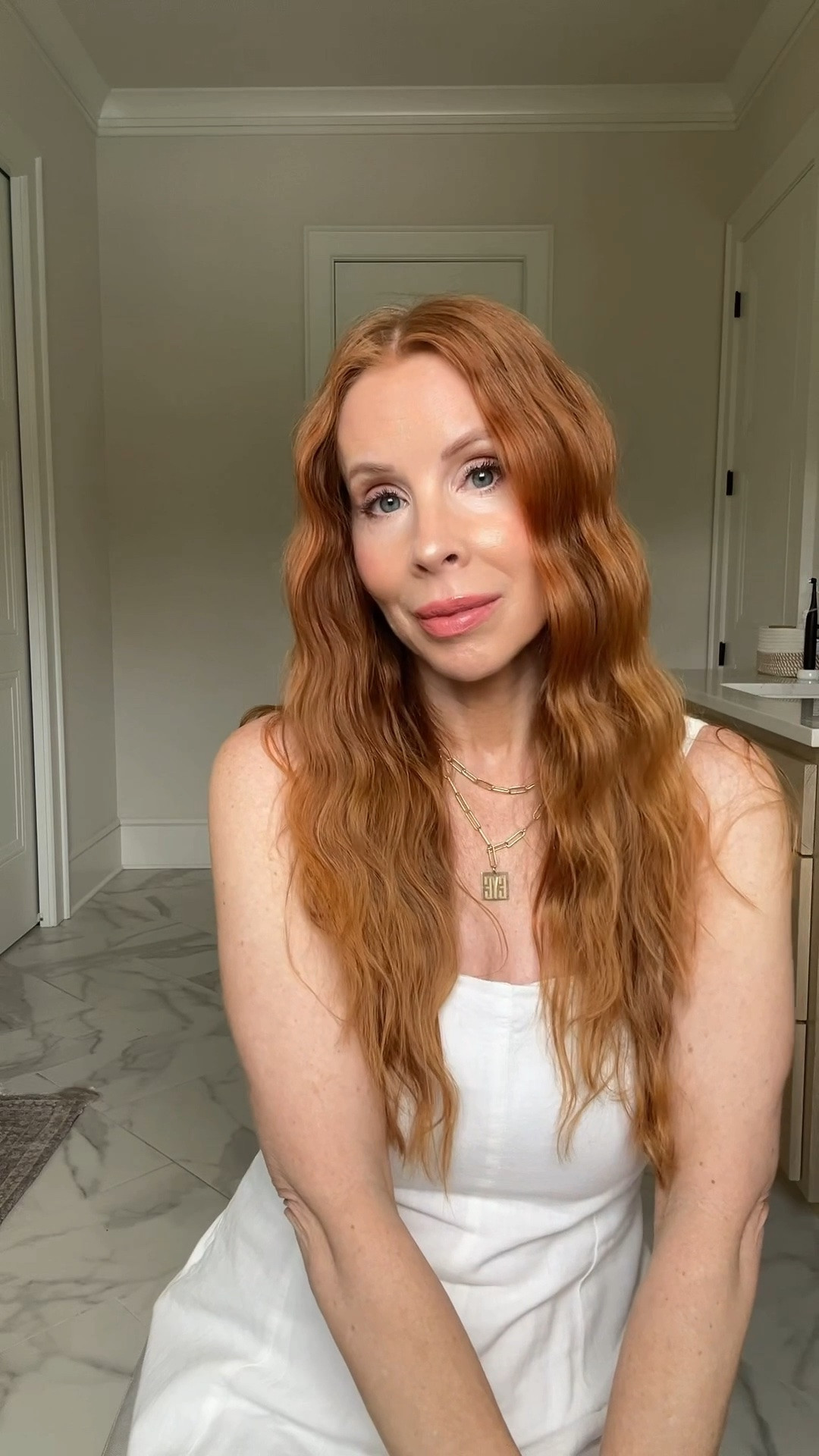 Tymo wave iron, summer hair, redhead, mom style, long hair,

#LTKgrwm #LTKBeauty #LTKOver40