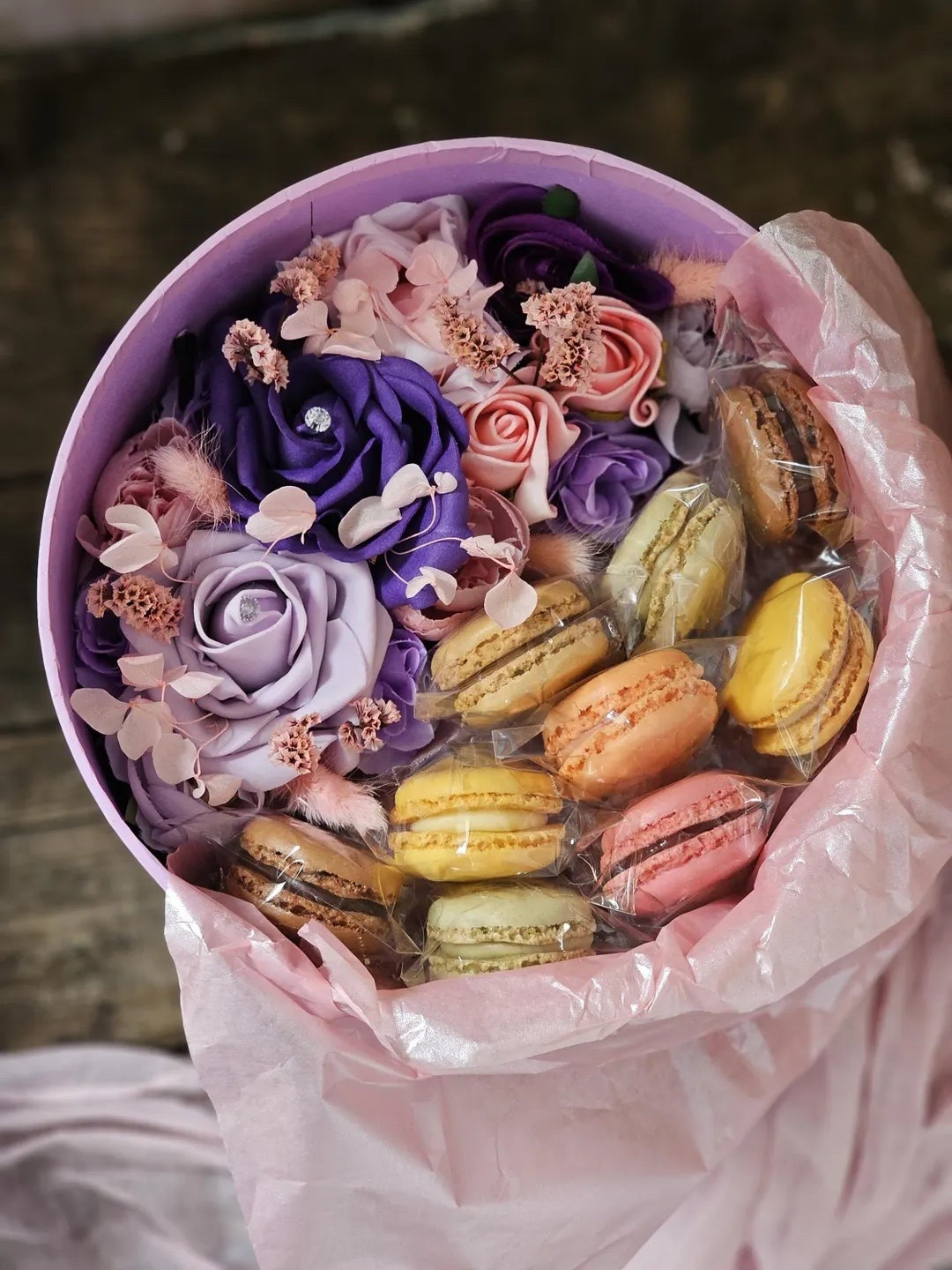 Soft, elegant, and irresistibly sweet — this floral macaron hat box by BlossomBeGifts is the ultimate gift moment. Featuring lilac and purple tones, satin bedding, delicate chiffon ribbon, and foam rose florals, each box is beautifully finished with a gold acrylic ornament you can keep or remove. Inside, individually hand-wrapped macarons add the perfect touch of indulgence, making this keepsake ideal for birthdays, celebrations, thank-yous, or just because. A stunning blend of florals and treats that feels thoughtful, luxurious, and unforgettable. 💜✨

#LTKgifts #GiftIdeas #LuxuryGifting #MacaronGift #FlowerGift #BirthdayGift #ThankYouGift #BlossomBeGifts #LTKhome

#LTKSeasonal #LTKHome #LTKFindsUnder50