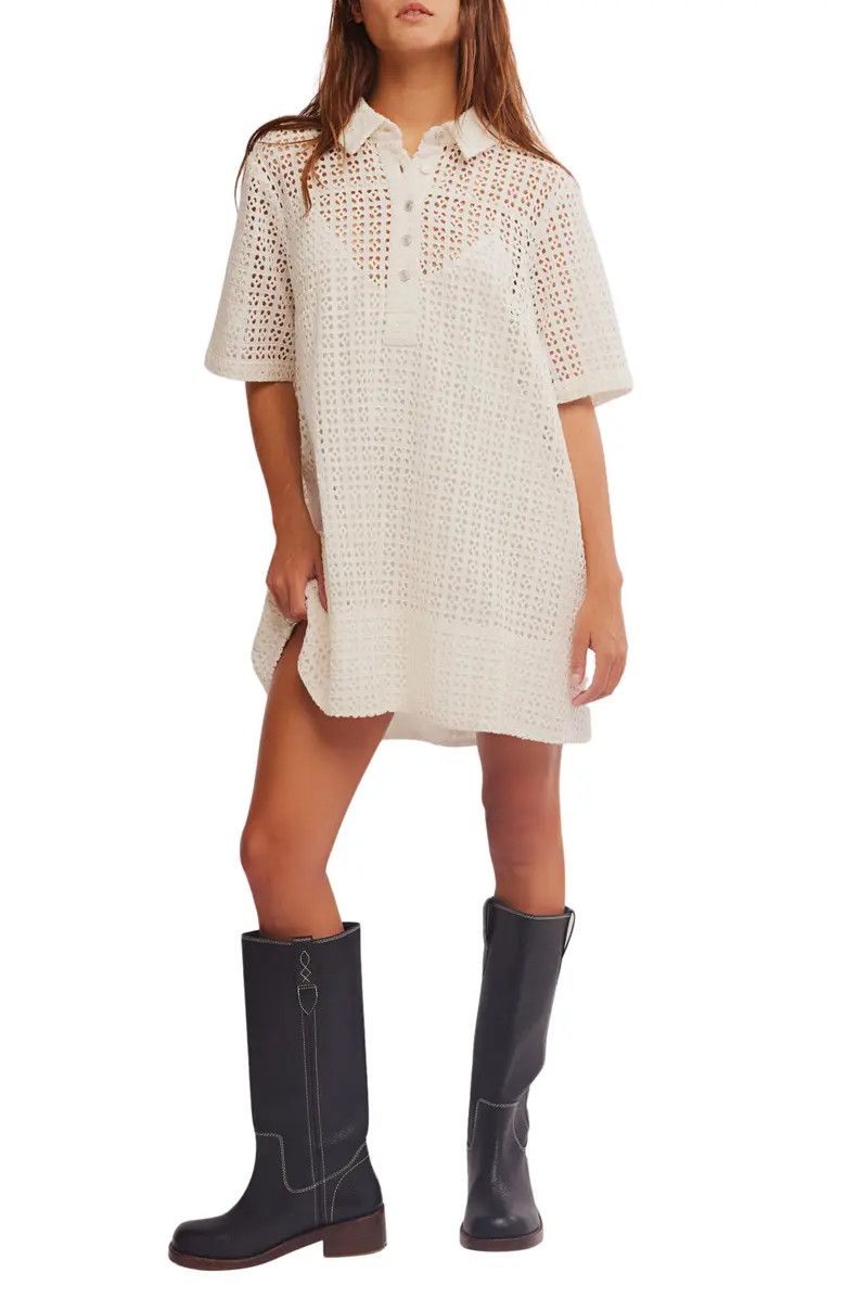Remino Eyelet Minidress | Nordstrom