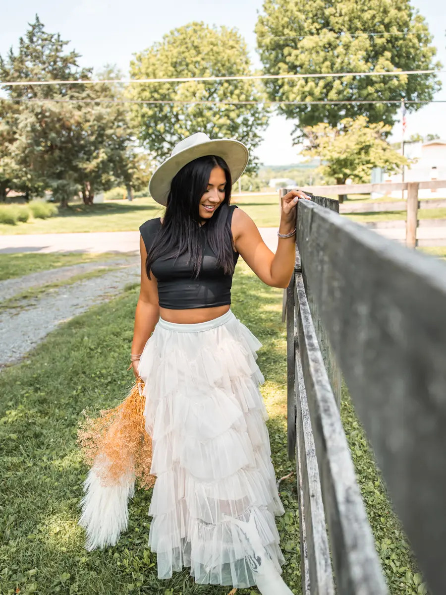 Tiered Tulle Midi Skirt | Shop Southern Made & Southern Made Tees