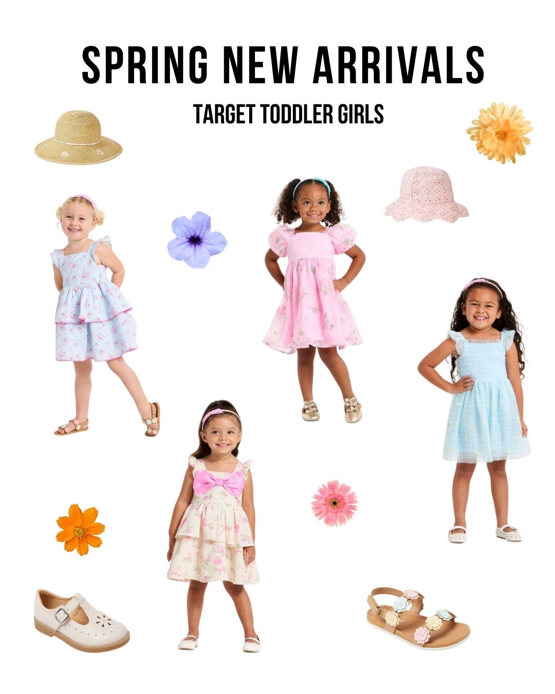 Spring is finally starting to peek through, and Target understood the assignment 🌸

The sweetest little dresses, sun hats, and sandals that make getting dressed feel like sunshine after a long January. Easy, affordable, and actually kid-approved (which is what matters most).

Linked my favorites — perfect for park days, coffee runs, and all the warm-weather memories ahead. ☀️💛

#LTKBaby #LTKKids #LTKmomlife