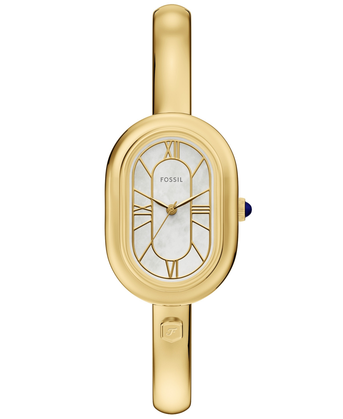 Fossil Women's Sloan Three-Hand Gold-Tone Stainless Steel Bangle Watch, 25mm - Gold-Tone | Macy's