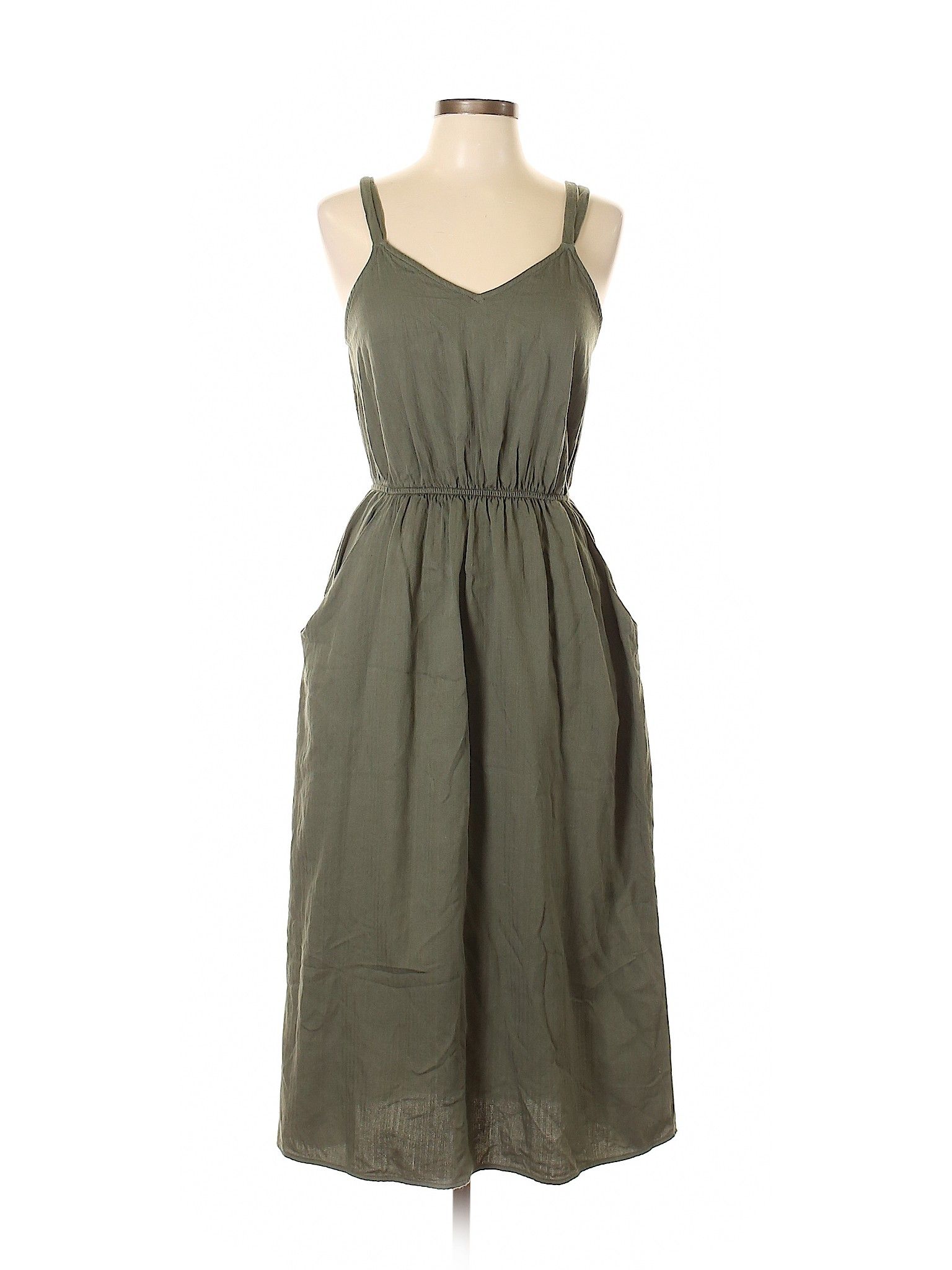 Universal Thread Casual Dress Size 8: Dark Green Women's Dresses - 45760218 | thredUP
