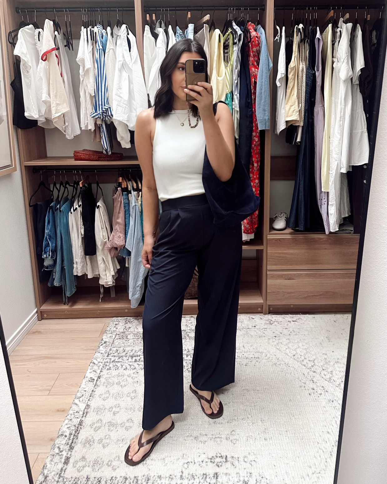 Run to grab these @quince pants! They're so good! I'm in the large, the run loose! Love the length as well.  

 
