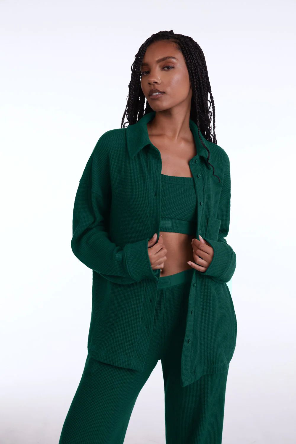 LOUNGE BUTTON DOWN - MOJITO | SET Active