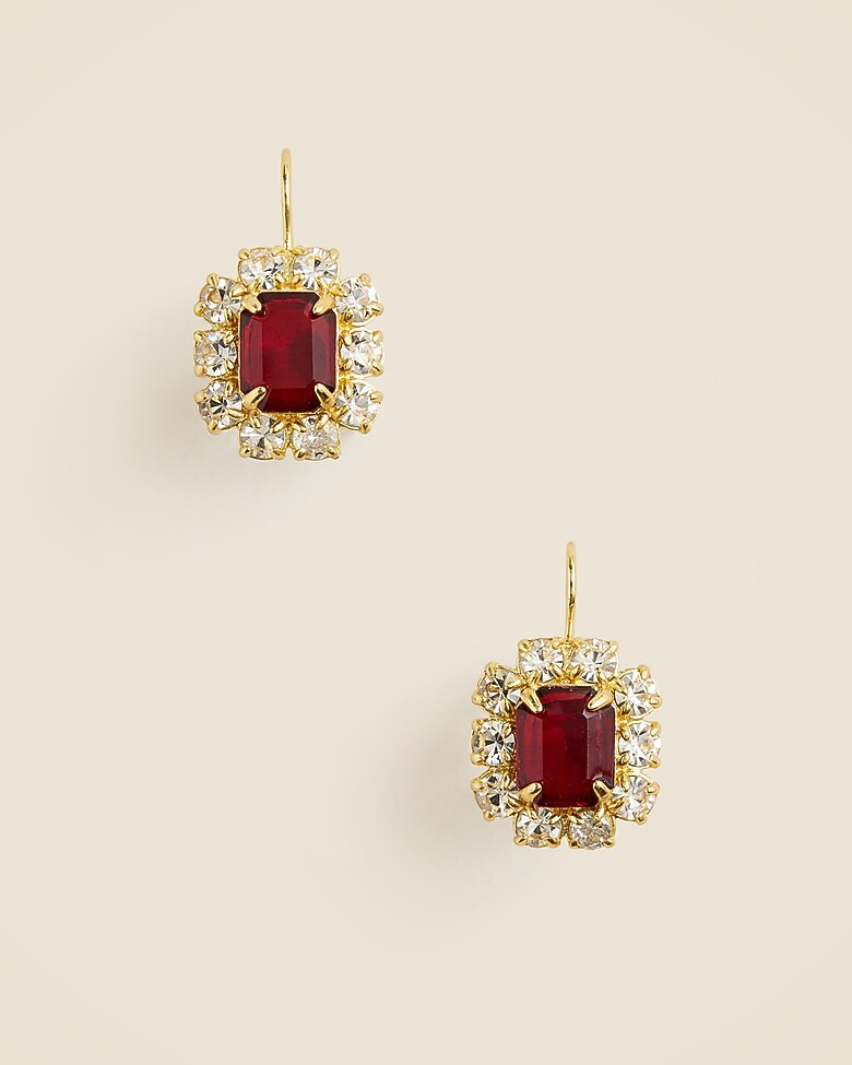 Gemstone drop earrings | J. Crew US
