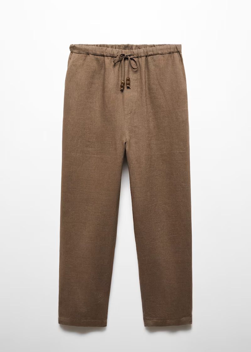 100% linen trousers | MANGO (UK)