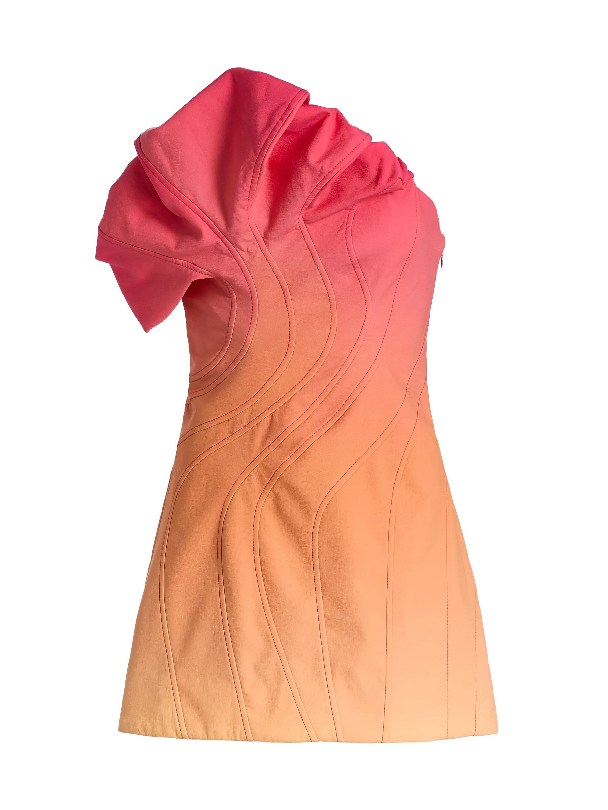 Acler Catterick Gradient Strapless Minidress | Saks Fifth Avenue | Saks Fifth Avenue