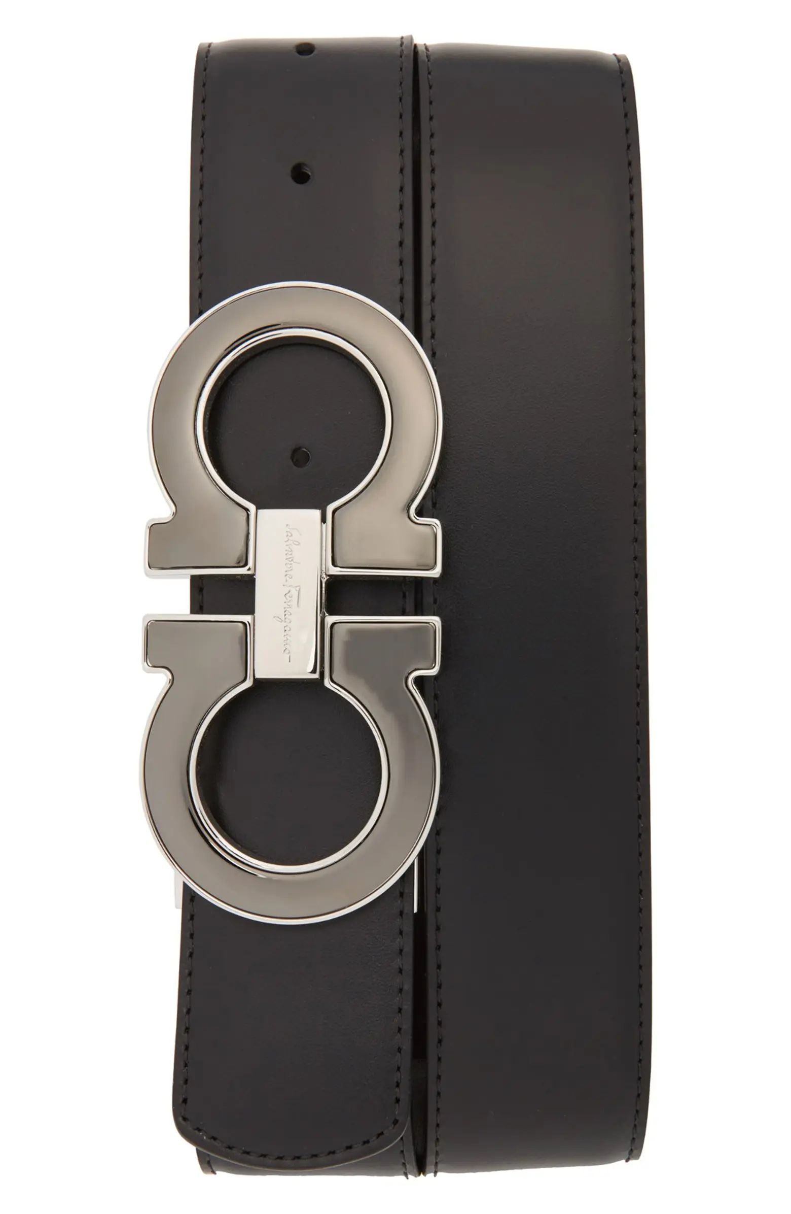 Salvatore Ferragamo Reversible Leather Belt | Nordstrom | Nordstrom