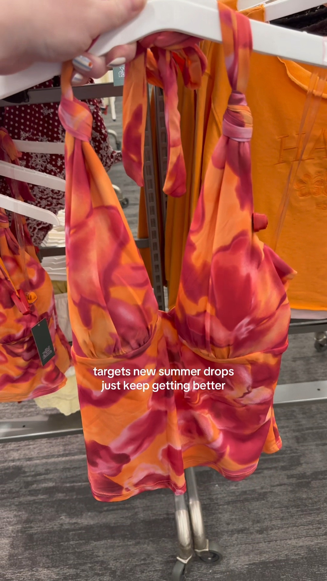 target’s swim section is making me want to book a vacation I cannot afford 🌺🍊

#LTKSeasonal