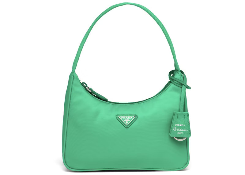 Women's Prada ReEdition 2000 Nylon Bag Mini in Mint Green | StockX