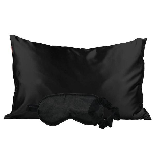 Satin Sleep Set - Black | Kitsch