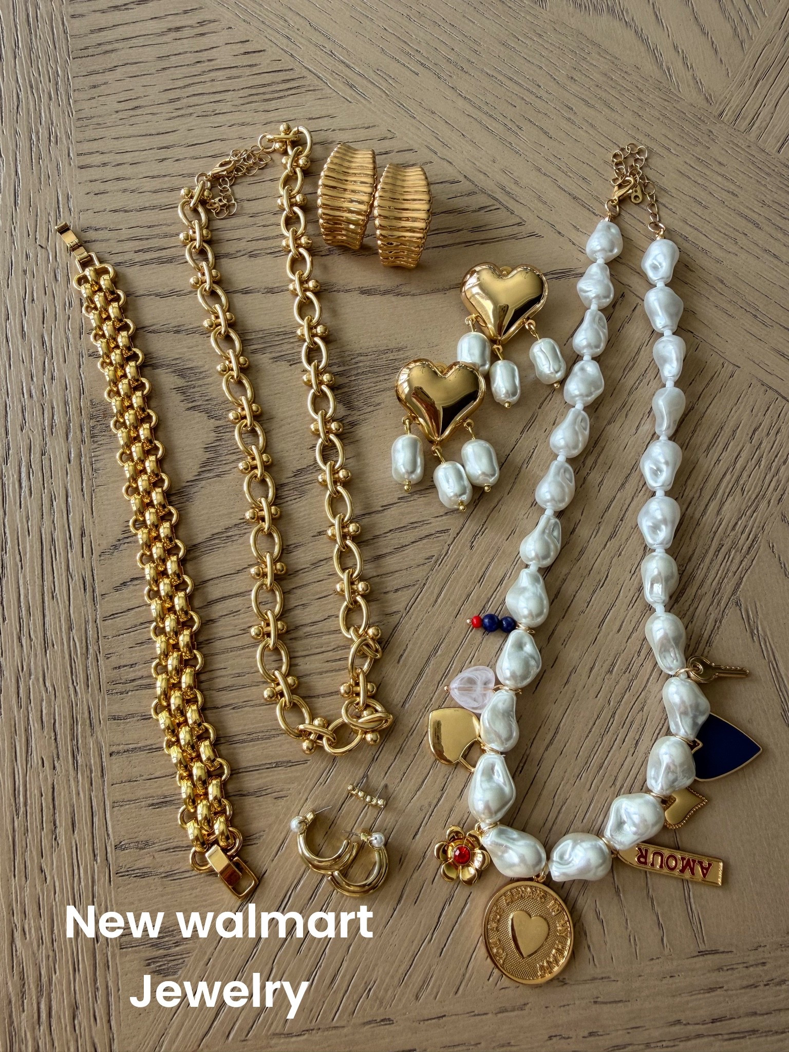 ✨ Walmart jewelry has been so good lately, and these new arrivals seriously look like they belong in a boutique. From chunky gold chains and statement earrings to trendy pearls, heart details, and charm necklaces, every piece instantly elevates even the simplest outfit. I love mixing these affordable finds with everyday basics to create that expensive, layered look without the designer price tag. These are the kind of accessories you’ll wear now with summer outfits and keep reaching for all fall too. 🤍✨

If you’re looking to refresh your jewelry collection on a budget, don’t skip these new Walmart fashion accessories. The quality, styles, and prices are honestly so impressive!

#walmart #walmartfashion #walmartfinds #walmartstyle #walmartjewelry #newwalmartfinds #walmartnewarrivals #affordablefashion #budgetstyle #everydaystyle #fashionfinds #goldjewelry #layerednecklaces #statementearrings #pearljewelry #heartjewelry #charmnecklace #jewelrylover #accessorize #outfitinspiration #styleonabudget #affordableaccessories #summerstyle #fallfashionpreview #fashiondeals #everydayjewelry #trendingstyle #lookforless #momstyle #fashionreels

#LTKootd
