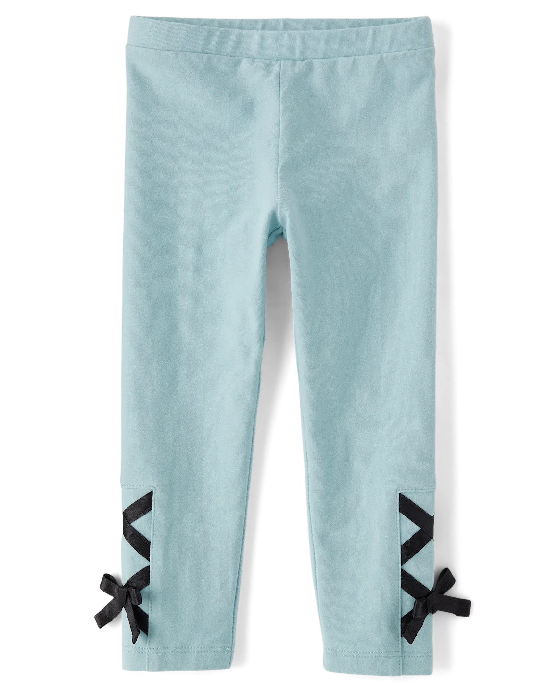 Baby And Toddler Girls Lace Up Leggings - blue | The Children's Place