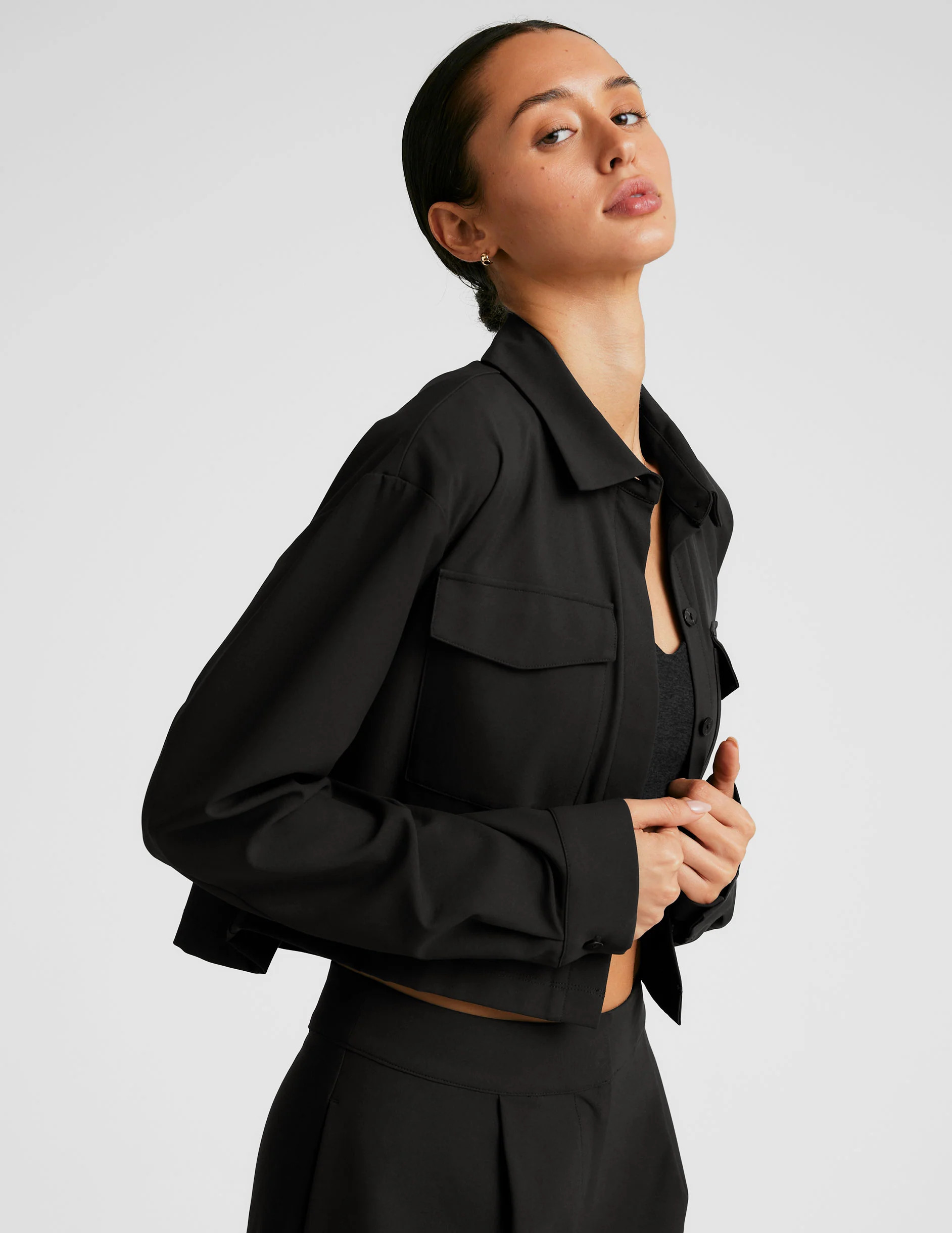 Midtown Cropped Jacket | Beyond Yoga | Beyond Yoga