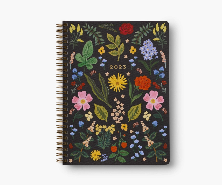 2023 12-Month Softcover Spiral Planner | Rifle Paper Co.